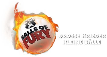 Balls of Fury title screen for Nintendo DS